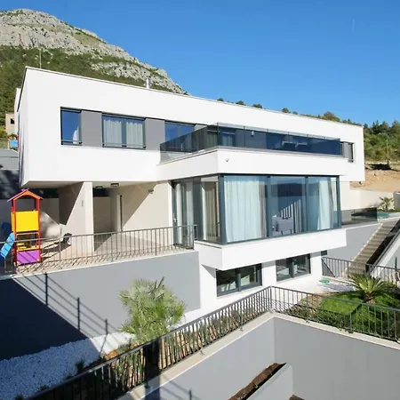 Sleeps 8 Pool Air Con Wifi 빌라 Ravnice (Omis)